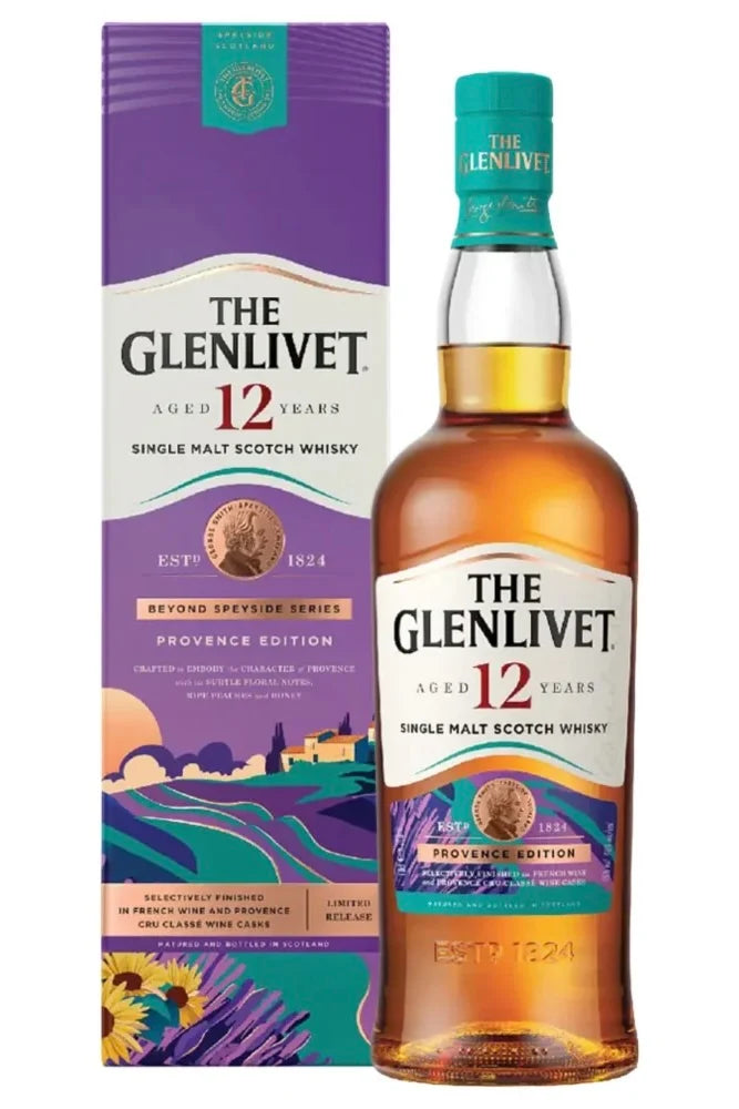 Buy The Glenlivet Single Malt Scotch Whisky Provence Edition Aged 12 Year online at whiskeyshipped.com and have it shipped to your door nationwide.