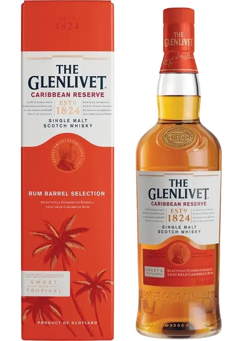 Buy The Glenlivet Caribbean Reserve Single Malt Scotch Whisky online at whiskeyshipped.com and have it shipped to your door nationwide.