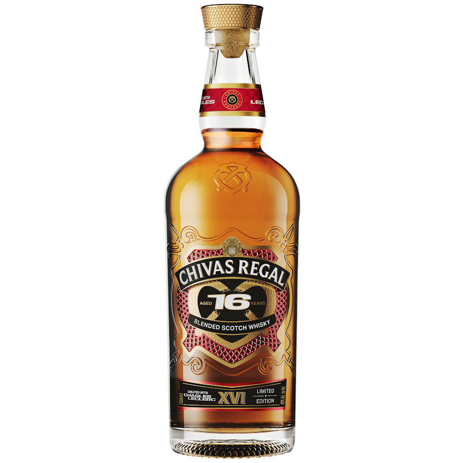 Buy Chivas Regal x Charles Leclerc 16 Year Old Limited Edition Blended Scotch Whisky online at whiskeyshipped.com and have it shipped to your door nationwide.