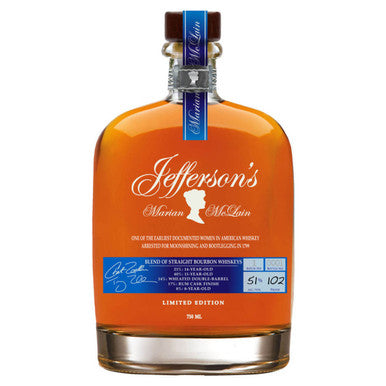 Jefferson's Blend Of Straight Bourbon Marian Mclain Limited Edition (750ml)