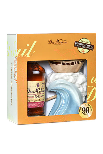 Buy Dos Maderas 5+3 Tiki Gift Set online at whiskeyshipped.com and have it shipped to your door nationwide.