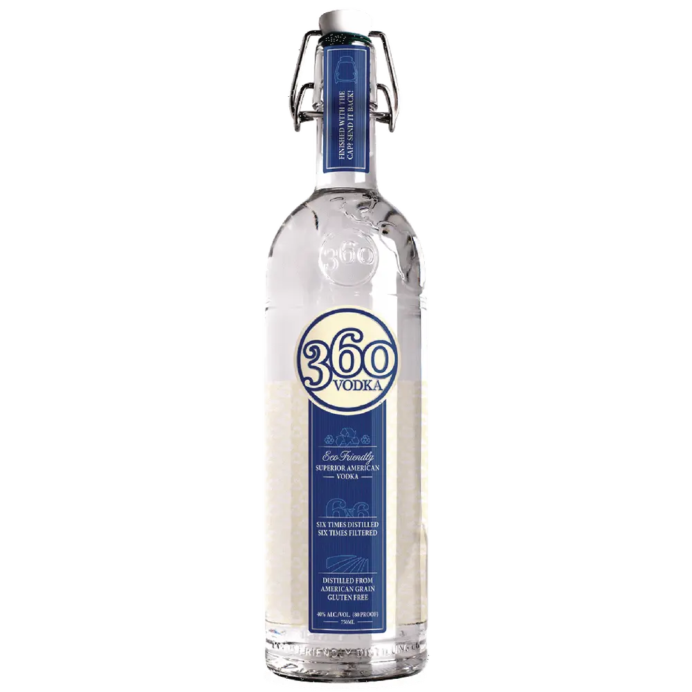 Buy 360 Vodka online at whiskeyshipped.com and have it shipped to your door nationwide.