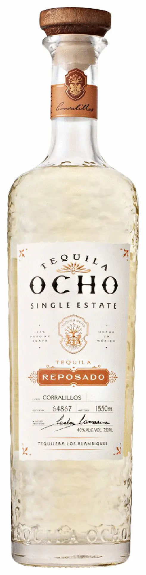 Buy Tequila Ocho Single Estate Reposado online at whiskeyshipped.com and have it shipped to your door nationwide.