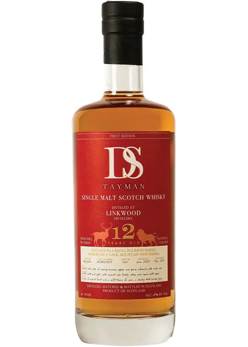 Buy DS Tayman Linkwood 12 Year Single Malt Scotch Whisky online at whiskeyshipped.com and have it shipped to your door nationwide.