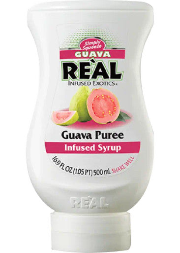 Real Infused Exotics Guava Puree Infused Syrup (16.9oz)