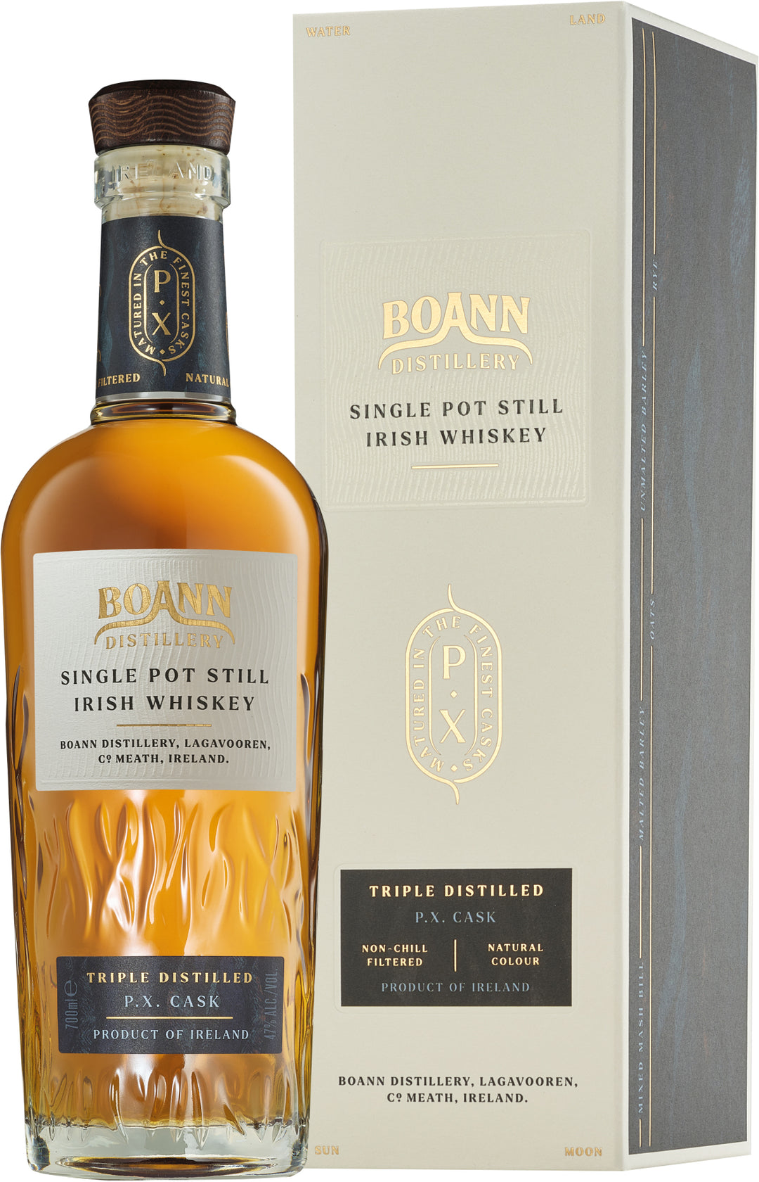 Buy Boann Distillery Px Cask Single Pot Still Irish Whiskey online at whiskeyshipped.com and have it shipped to your door nationwide.