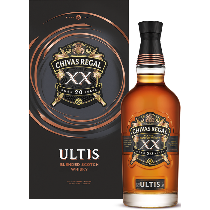 Buy Chivas Regal XX Aged 20 Years Ultis Blended Scotch Whisky online at whiskeyshipped.com and have it shipped to your door nationwide.