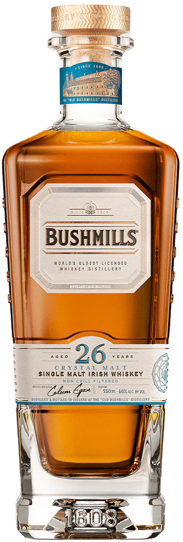 Buy Bushmills 26 Year Crystal Malt Irish Whiskey online at whiskeyshipped.com and have it shipped to your door nationwide.