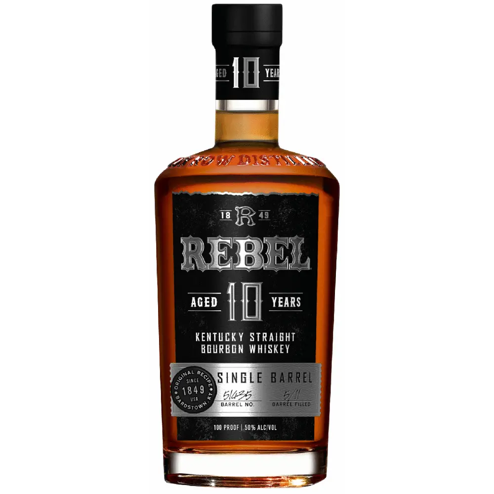Buy Rebel 10 Year Single Barrel Kentucky Straight Bourbon Whiskey online at whiskeyshipped.com and have it shipped to your door nationwide.