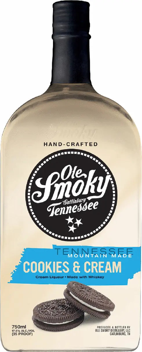 Buy Ole Smoky Cookies & Cream Flavored Whiskey online at whiskeyshipped.com and have it shipped to your door nationwide.