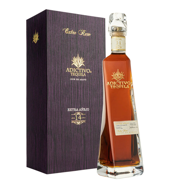 Buy Adictivo Tequila 14 Year Old Extra Rare Extra Anejo online at whiskeyshipped.com and have it shipped to your door nationwide.