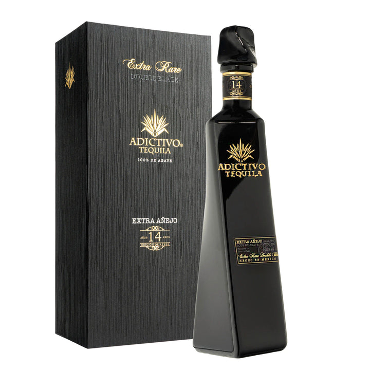 Buy Adictivo Tequila 14 Year Extra Rare Double Black Extra Anejo online at whiskeyshipped.com and have it shipped to your door nationwide.
