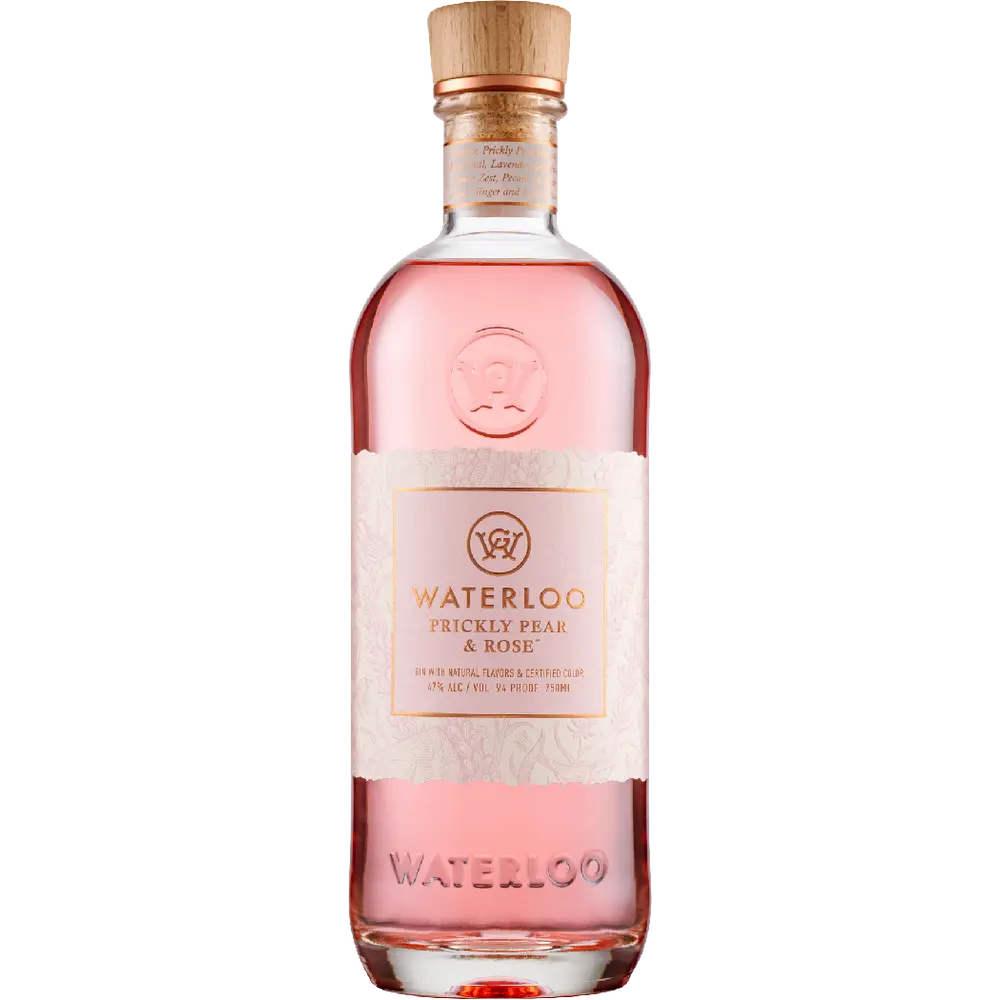 Buy Waterloo Prickly Pear & Rose Gin online at whiskeyshipped.com and have it shipped to your door nationwide.