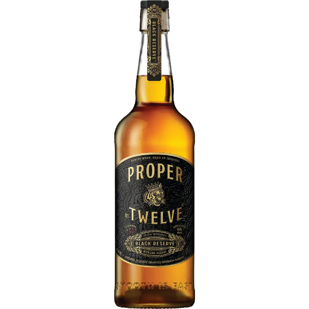 Buy Proper No. Twelve Irish Whiskey Black Reserve online at whiskeyshipped.com and have it shipped to your door nationwide.