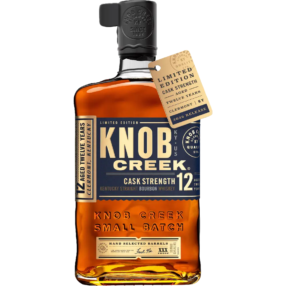 Buy Knob Creek 12 Year Old Cask Strength online at whiskeyshipped.com and have it shipped to your door nationwide.
