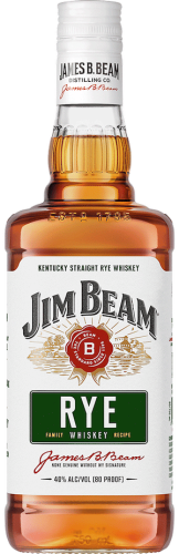 Jim Beam Straight Rye Whiskey (750ml)
