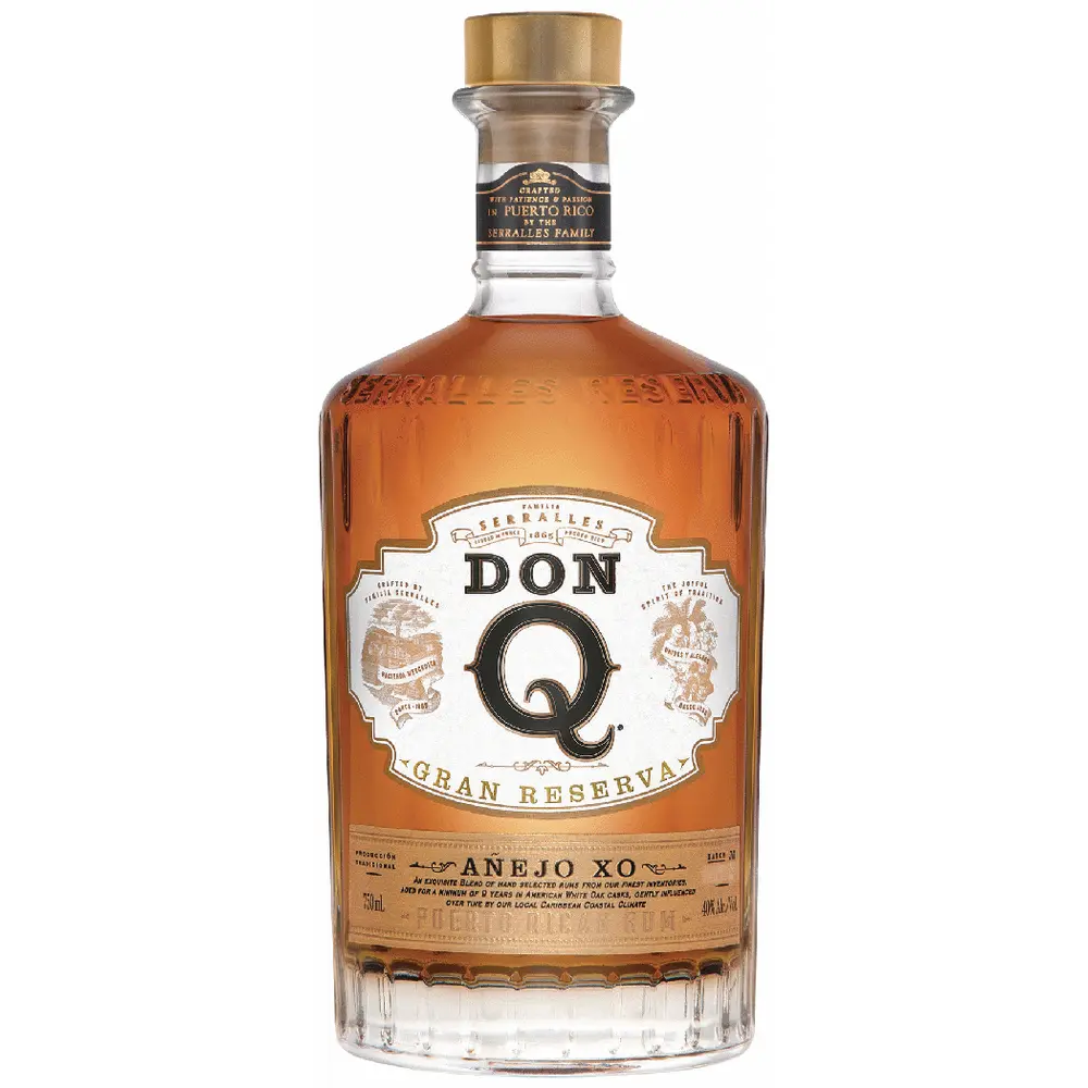 Buy Don Q Gran Reserva Anejo XO Rum online at whiskeyshipped.com and have it shipped to your door nationwide.