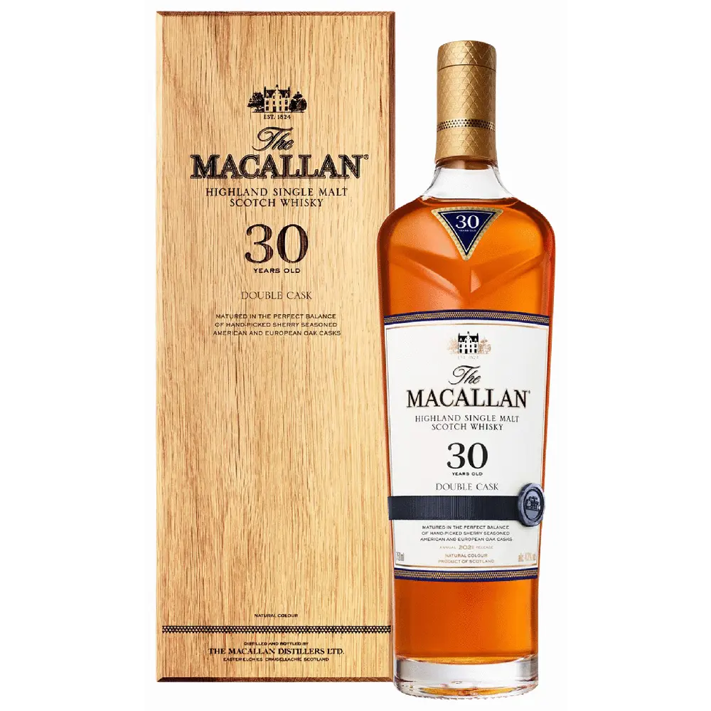 Buy The Macallan 30 Year Old Double Cask Single Malt Scotch Whisky online at whiskeyshipped.com and have it shipped to your door nationwide.