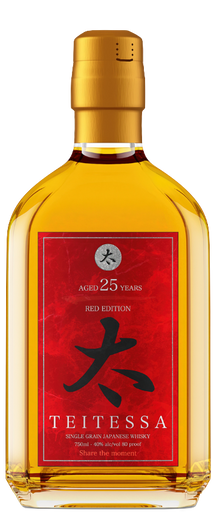 Teitessa Single Grain Japanese Whisky Red Edition 25 Year (750ml)