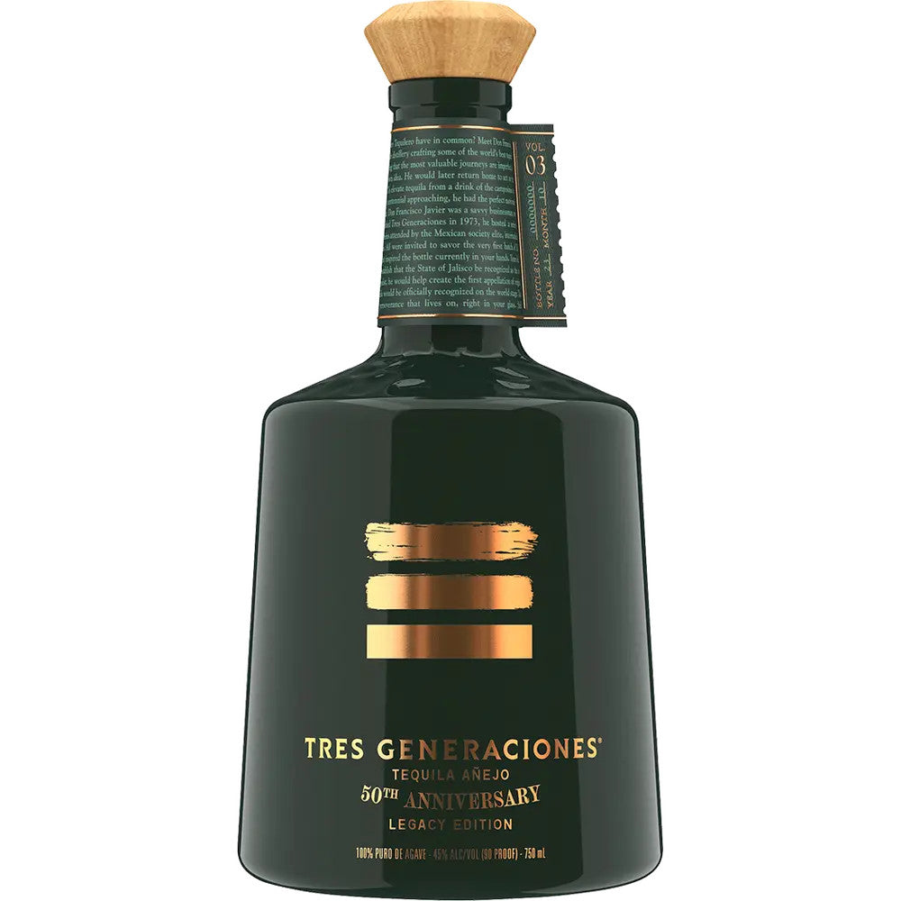 Buy Tres Generaciones Tequila Añejo 50th Anniversary Legacy Edition online at whiskeyshipped.com and have it shipped to your door nationwide.