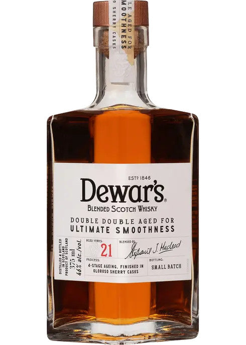Buy Dewar's 21 Year Double Double Aged Blended Scotch Whisky online at whiskeyshipped.com and have it shipped to your door nationwide.