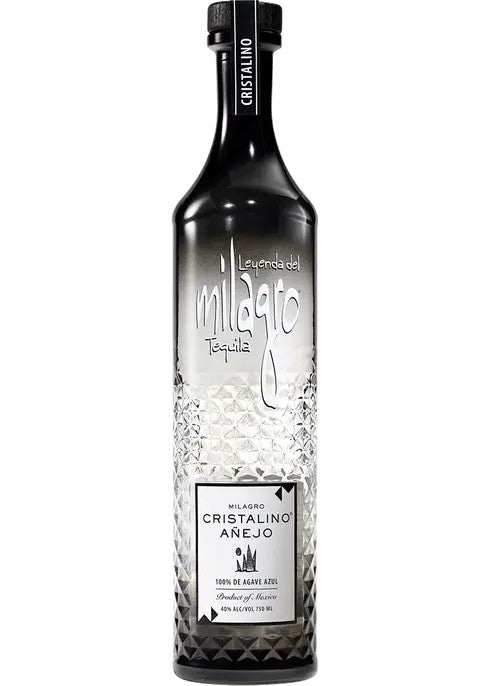 Buy Milagro Cristalino Anejo Tequila online at whiskeyshipped.com and have it shipped to your door nationwide.