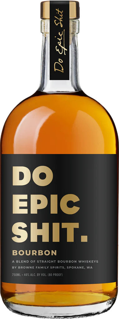 Buy Browne Family Spirits Blended Bourbon Do Epic Sh*t. online at whiskeyshipped.com and have it shipped to your door nationwide.