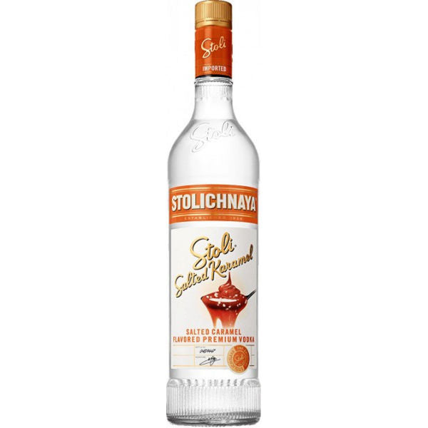 Buy Stoli Salted Caramel Vodka online at whiskeyshipped.com and have it shipped to your door nationwide.