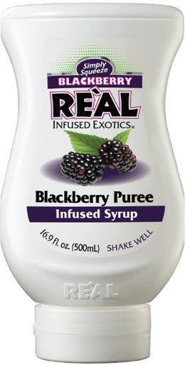 Real Infused Exotics Blackberry Puree Infused Syrup (16.9oz)