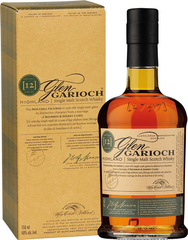 Buy Glen Garioch 12 Year Old Single Malt Scotch Whisky online at whiskeyshipped.com and have it shipped to your door nationwide.