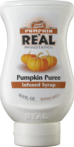 Real Infused Exotics Pumpkin Puree Infused Syrup (16.9oz)