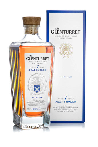 Glenturret 7 Year Old Peat Smoked Single Malt Scotch Whisky 2023 Release (750ml)