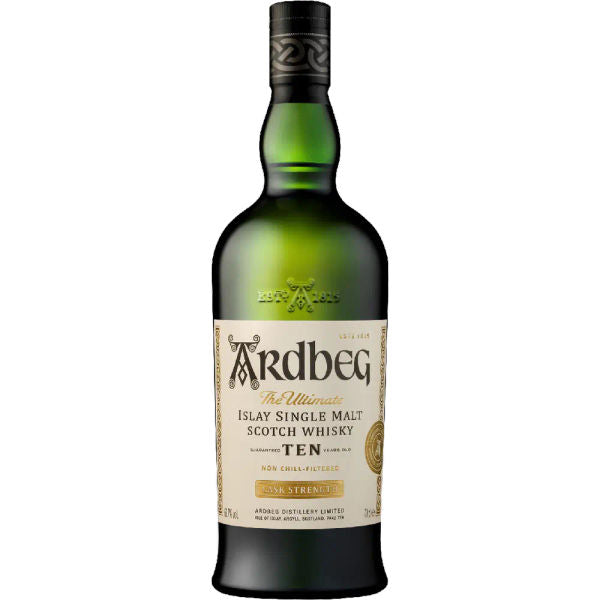 Buy Ardbeg Aged Ten Years Cask Strength online at whiskeyshipped.com and have it shipped to your door nationwide.
