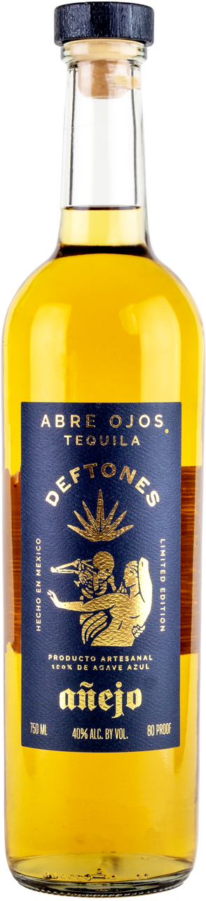 Buy Abre Ojos Deftones Anejo Tequila online at whiskeyshipped.com and have it shipped to your door nationwide.