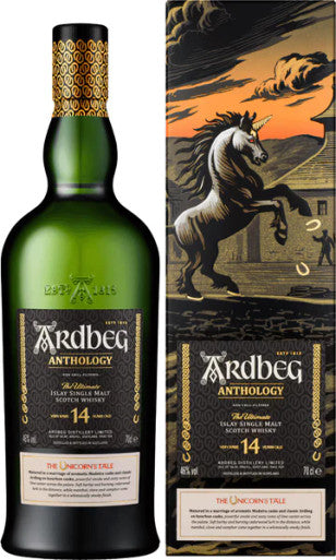Ardbeg Single Malt Scotch Whisky Anthology The Unicorn's Tale The Ultimate 14 Year (750ml)