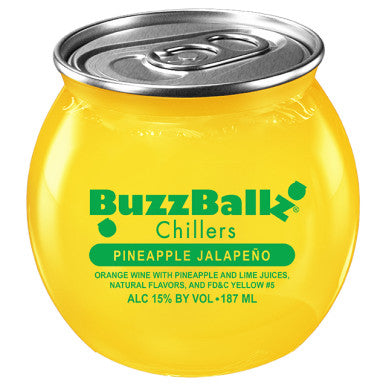 Buzzballz Pineapple Jalapeno Chillers (187ml)