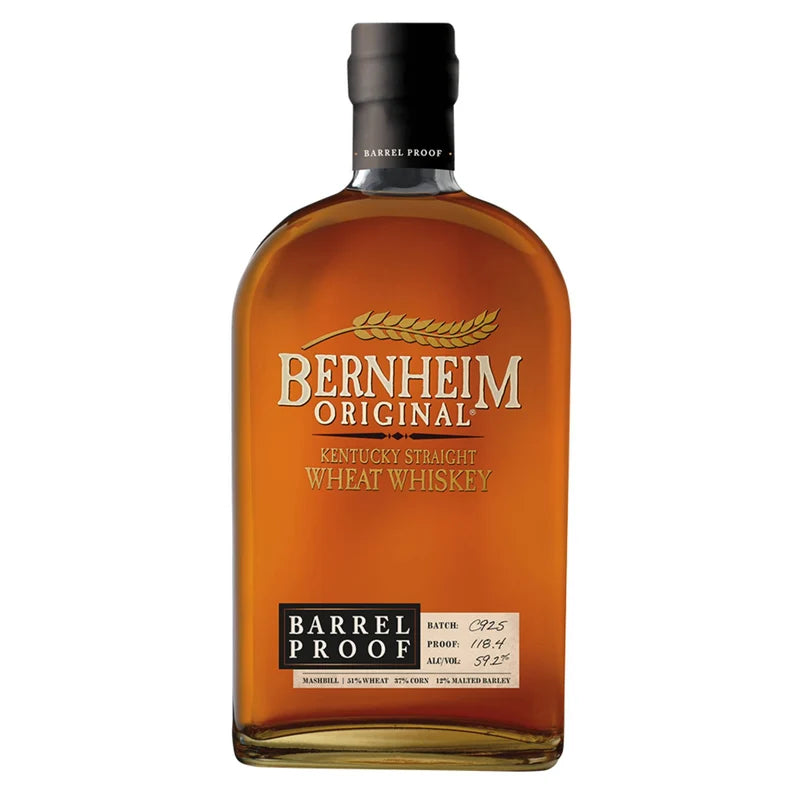 Buy Bernheim Original Wheat Whiskey Barrel Proof 7 Year online at whiskeyshipped.com and have it shipped to your door nationwide.
