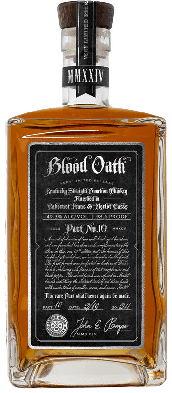 Buy Blood Oath Pact No 10 Bourbon Whiskey online at whiskeyshipped.com and have it shipped to your door nationwide.