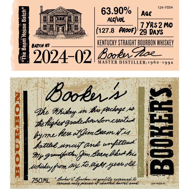 Buy Booker's 2024-02 "The Beam House Batch" Bourbon online at whiskeyshipped.com and have it shipped to your door nationwide.