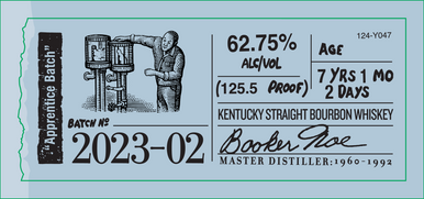 Booker's 2023-02 "Apprentice Batch" Bourbon (750ml)