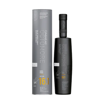 Buy Bruichladdich Octomore Single Malt Scotch Whisky Edition 16.1 Super Heavily Peated online at whiskeyshipped.com and have it shipped to your door nationwide.