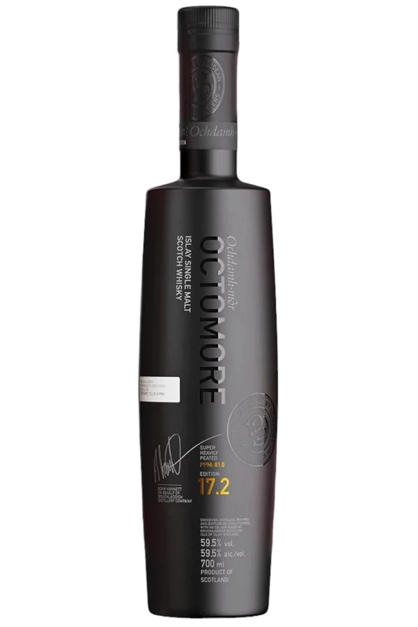 Buy Bruichladdich Octomore Single Malt Scotch Whisky Edition 17.2 Super Heavily Peated online at whiskeyshipped.com and have it shipped to your door nationwide.