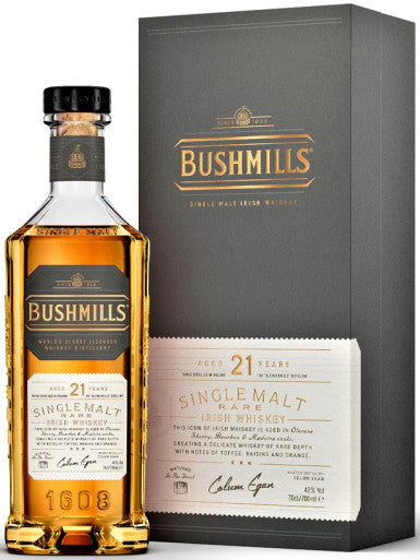 Bushmills 21 Year Old Single Malt Rare Irish Whiskey (750ml)