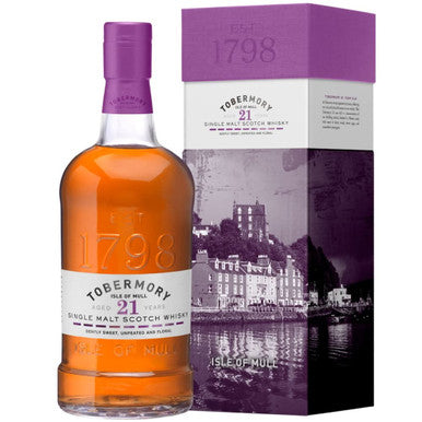Tobermory Single Malt Scotch 21 Year (700ml)