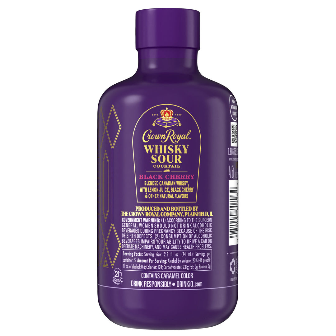 Buy Crown Whiskey Sour With Black Cherry online at whiskeyshipped.com and have it shipped to your door nationwide.