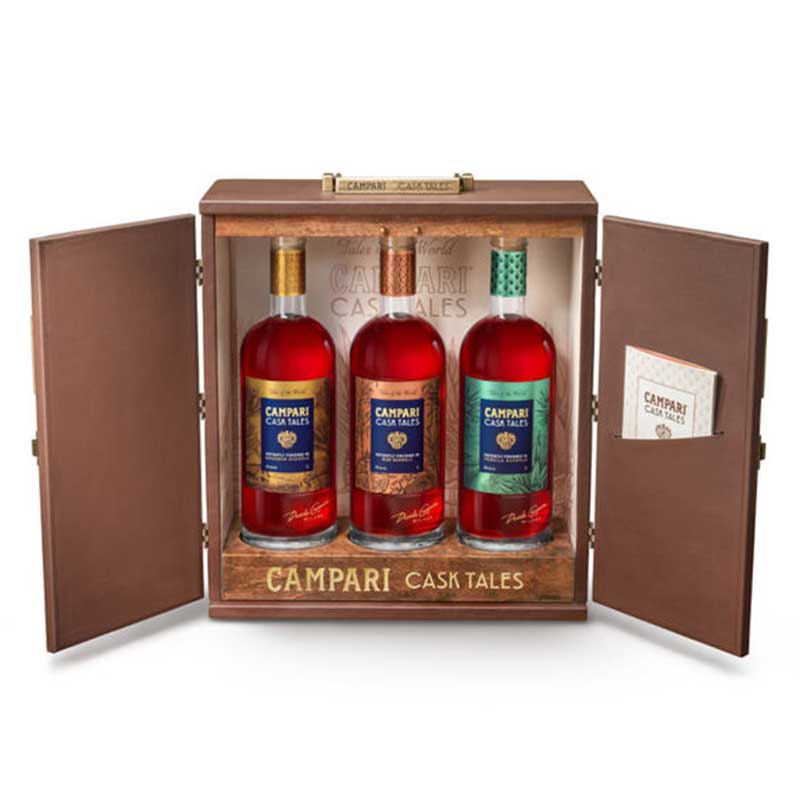 Buy Campari Cask Tales Trio Liqueuer online at whiskeyshipped.com and have it shipped to your door nationwide.