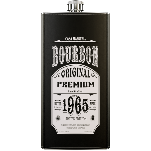 Buy Casa Maestri Bourbon Flask online at whiskeyshipped.com and have it shipped to your door nationwide.