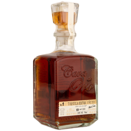 Buy Cava De Oro Extra Anejo Tequila online at whiskeyshipped.com and have it shipped to your door nationwide.
