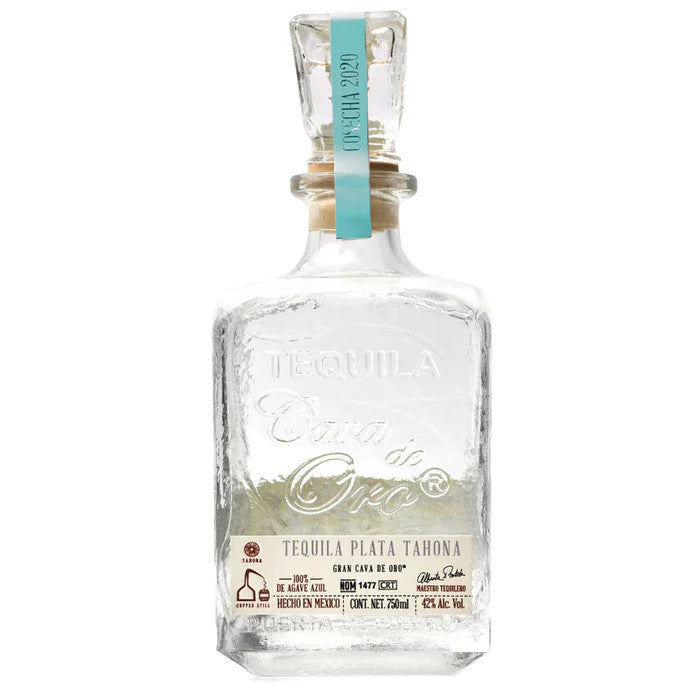 Buy Cava de Oro Tahona Plata Tequila online at whiskeyshipped.com and have it shipped to your door nationwide.