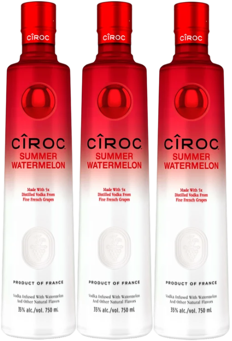 Buy Ciroc Summer Watermelon Limited Edition Vodka *3PACK* online at whiskeyshipped.com and have it shipped to your door nationwide.